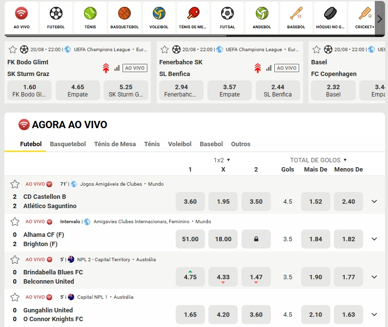 Apostas Esportivas no Fezbet